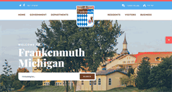 Desktop Screenshot of frankenmuthcity.com